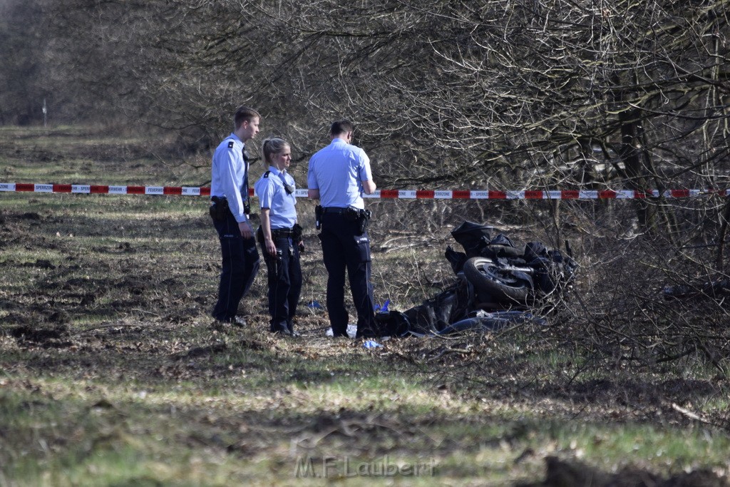 Schwerer VU Krad Fahrrad Koeln Porz Alte Koelnerstr P017.JPG - Miklos Laubert